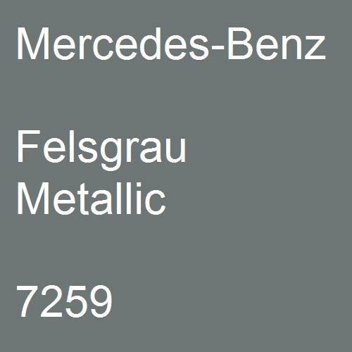 Mercedes-Benz, Felsgrau Metallic, 7259.